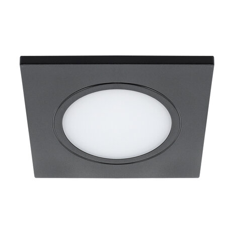 FANTA Inbouwspots - Badkamer spot - Vierkant - Inbouw spot - Geschikt voor LED - Zwart -IP40