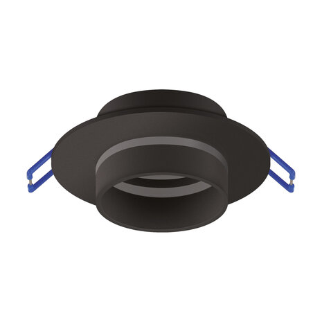 ZODIAC  Spot Armatuur - Inbouwspot - Rond - Zwart- Aluminium - &Oslash;92mm