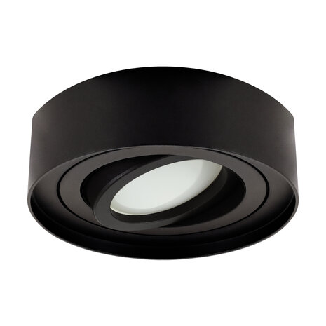 ODYN - inbouwspot Armatuur - Rond - Zwart kleur - 90mm