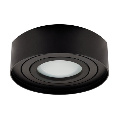 ODYN - inbouwspot Armatuur - Rond - Zwart kleur - 90mm