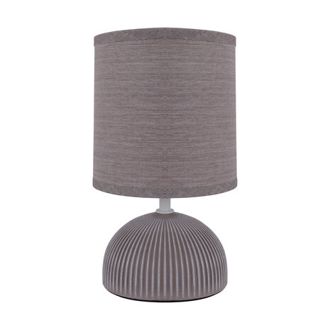 PASMA - Tafellamp - Nachtlamp - Textiel Bruin - E14 Fitting