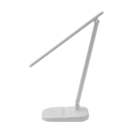 ZET Bureaulamp - LED - 5W - 2700K/ 4000K/ 6500K - Telefoonhouder - Wit