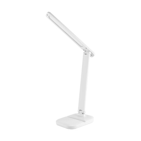 ZET Bureaulamp - LED - 5W - 2700K/ 4000K/ 6500K - Telefoonhouder - Wit
