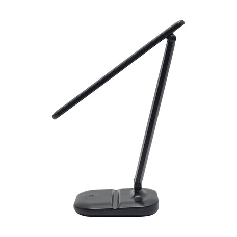 ZET Bureaulamp - LED - 5W - 2700K/ 4000K/ 6500K - Telefoonhouder - Zwart