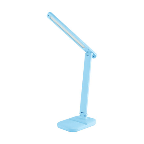 ZET Bureaulamp - LED - 5W - 2700K/ 4000K/ 6500K - Telefoonhouder - Blauw