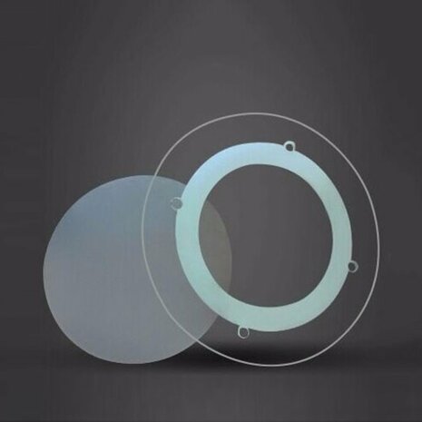 HOROZ Clara - LED Downlight Slim - Inbouw Rond 12W - WarmWit 3000K - Mat Wit Glas - &Oslash;160mm