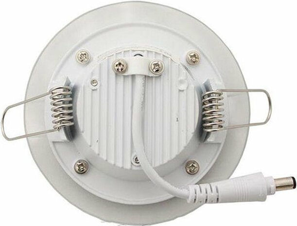 HOROZ Clara - LED Downlight Slim - Inbouw Rond 12W - WarmWit 3000K - Mat Wit Glas - &Oslash;160mm