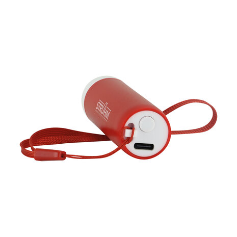 ATOM Led zaklamp - Oplaadbaar USB C -  Rood - 1w - 100 Lumen