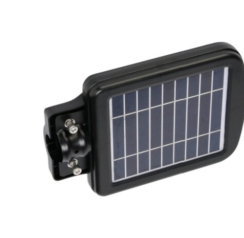 HOROZ GRAND - Led wandlamp - Straat lamp - Zonne energie -PIR Sensor -  50w - 826 Lumen - 6400K -  Zwart