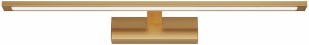 BRAYTRON ARIA - LED Spiegellamp - Braytron - 12W 900lm - Aanpasbare Lichtkleur CCT - IP44 - Rechthoek - Goud