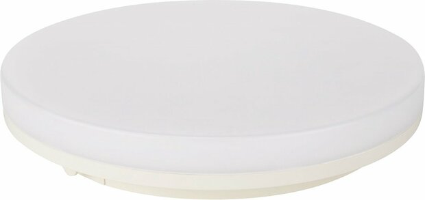 HOROZ - Led Plafondlamp -Andrea - Badkamer/Keuken/Bergin Verlichting - 30w - 6400K Koud Wit - 2550 Lumen - Rond - Wit - IP54