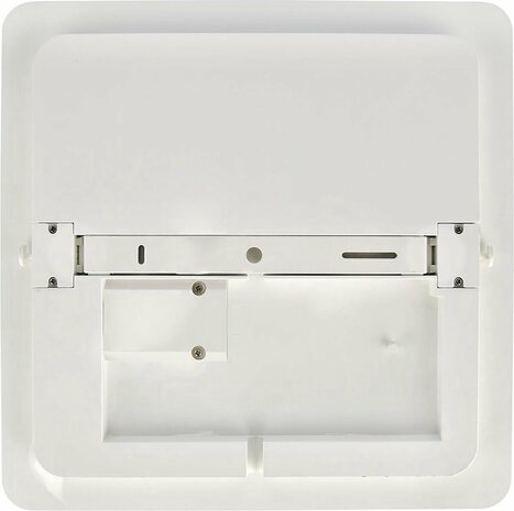 HOROZ LED Plafondlamp - Andrea - S - Plafondverlichting - Badkamerlamp - Opbouw Vierkant 30W - Waterdicht IP54 - Helder/Koud Wit 6400K - Mat Wit - Kunststof