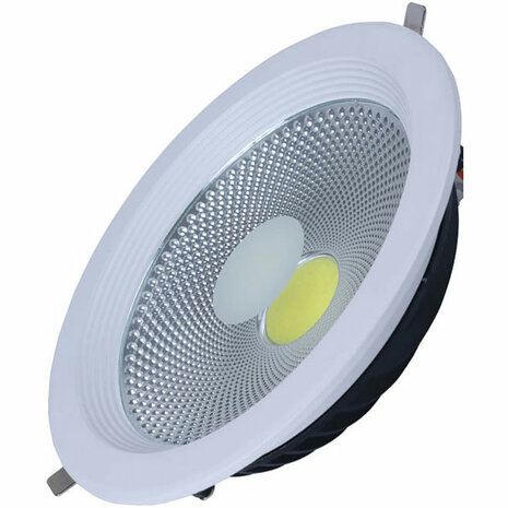 Horoz Venessa - LED Downlight - Inbouw Rond 15W - Helder/Koud Wit 6400K - Mat Wit Aluminium - &Oslash;170mm