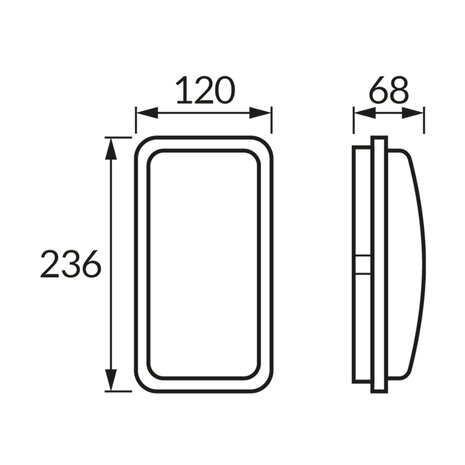 ALBIN LED Plafond / Wandlamp - Badkamerlamp - Buitenlamp - Opbouw Rond - 14w - Waterdicht IP54 - CCT - Aanpasbare lichtkleuren 3000K/4200K/6500K - Mat Wit Kunststof
