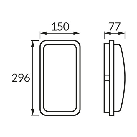 ALBIN LED Plafond / Wandlamp - Badkamerlamp - Buitenlamp - Opbouw Rond - 20w - Waterdicht IP54 - CCT - Aanpasbare lichtkleuren 3000K/4200K/6500K - Mat Wit Kunststof