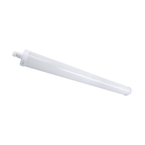 LAGAN - LED Batten - LED Balk - Plafondlamp - 55W - 7050 LUMEN - Waterdicht IP65 - Daglicht Wit 4000K - Kunststof - 120cm