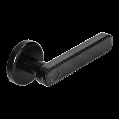 Slimme handgreep met code slot ZWART IP44, vrijgegeven met PIN en Bluetooth