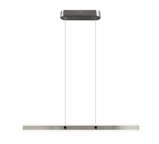 ARCOLA - Led Hanglamp - Aanpasbare lichtkleuren - 2300+3000+4000K - 35w - 4100 Lumen - 115cm - Nickel matt