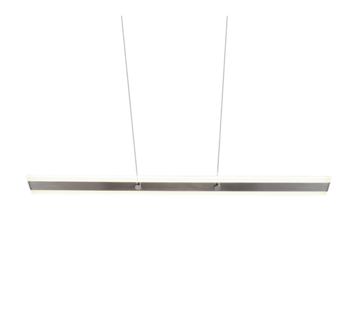 ARCOLA - Led Hanglamp - Aanpasbare lichtkleuren - 2300+3000+4000K - 35w - 4100 Lumen - 115cm - Nickel matt