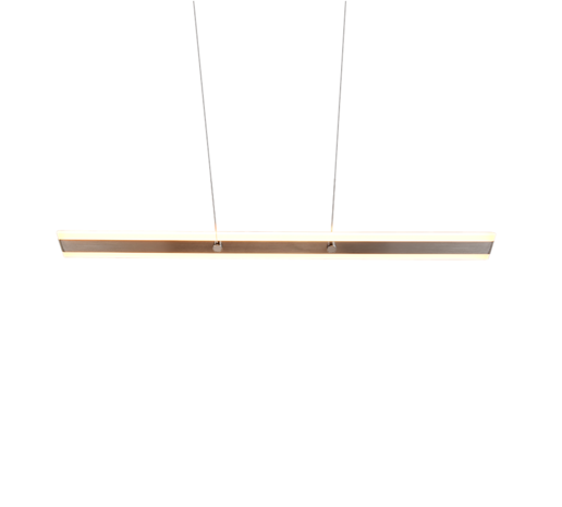 ARCOLA - Led Hanglamp - Aanpasbare lichtkleuren - 2300+3000+4000K - 35w - 4100 Lumen - 115cm - Nickel matt