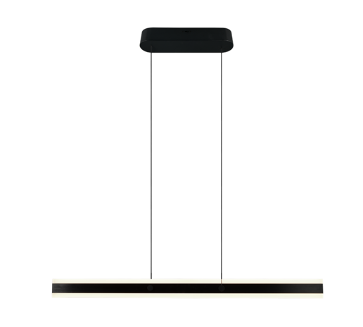 ARCOLA - Led Hanglamp - Aanpasbare lichtkleuren - 2300+3000+4000K - 35w - 4100 Lumen - 115cm - Mat Zwart