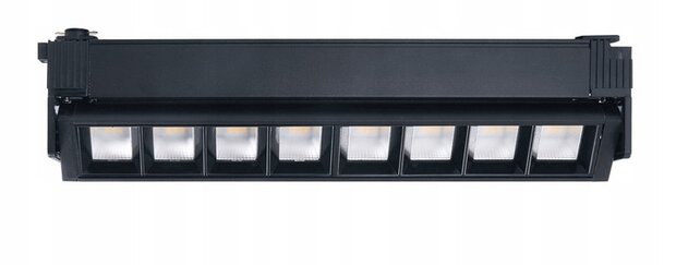 LINDA - Led Rail verlichting - Mono fase - Philips Led Chip - 12w - 1200 Lumen - 4000K Daglicht wit - 30cm - Zwart