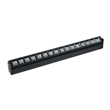 LINDA - Led Rail verlichting - Mono fase - Philips Led Chip - 24w - 2400 Lumen - 4000K Daglicht wit - 60cm - Zwart