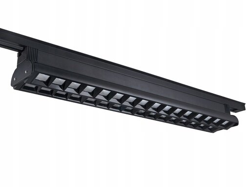 LINDA DUO - Led Rail verlichting - Mono fase - Philips Led Chip - 48w - 4800 Lumen - 4000K Daglicht wit - 60cm - Zwart