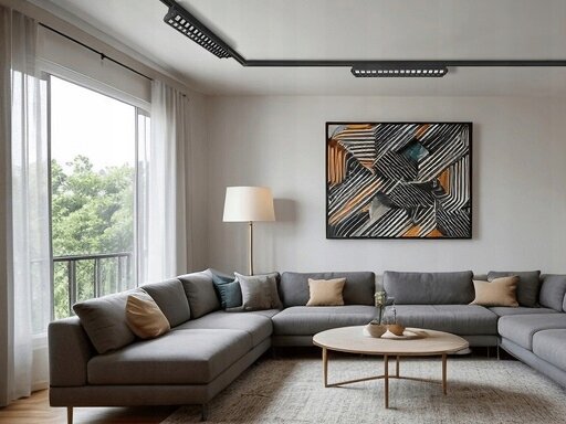 LINDA DUO - Led Rail verlichting - Mono fase - Philips Led Chip - 48w - 4800 Lumen - 4000K Daglicht wit - 60cm - Zwart