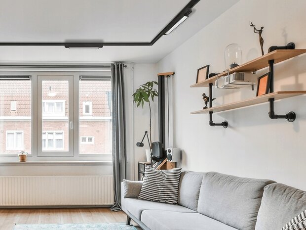 MONDI - Led Rail verlichting - mono fase - 15w - 1200 Lumen - 4000K Daglicht wit - 35cm - Wit