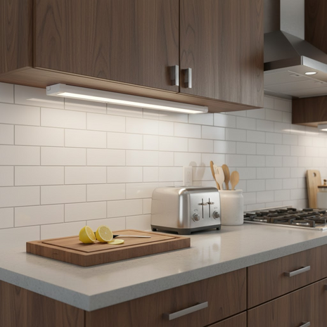 ALAN - LED Kastverlichting | 4W | Met Bewegings schakelaar | 300 mm | 4000K - Naturel Wit | Dimbaar