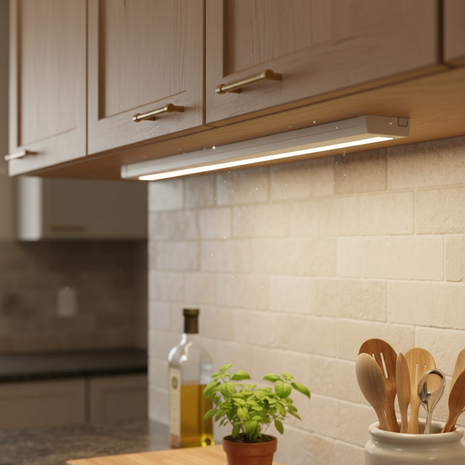 ALAN - LED Kastverlichting | 4W | Met Bewegings schakelaar | 300 mm | 4000K - Naturel Wit | Dimbaar