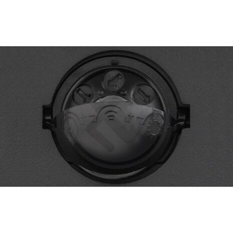 CLARK - Led Vloerlamp- Buitenlamp - met sensor - 12 w - 4000K Daglicht wit - Antraciet - 490mm