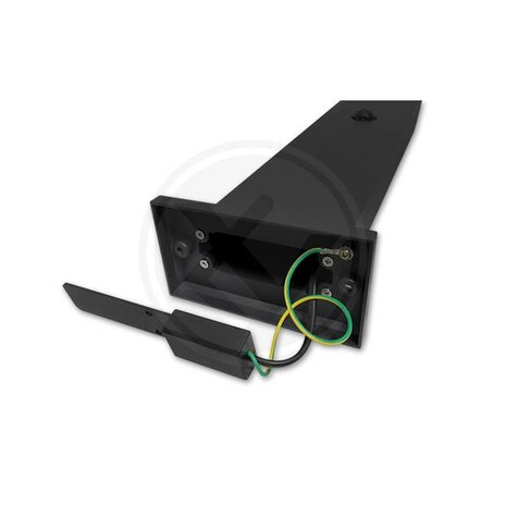 CLARK - Led Vloerlamp- Buitenlamp - met sensor - 12 w - 4000K Daglicht wit - Antraciet - 490mm