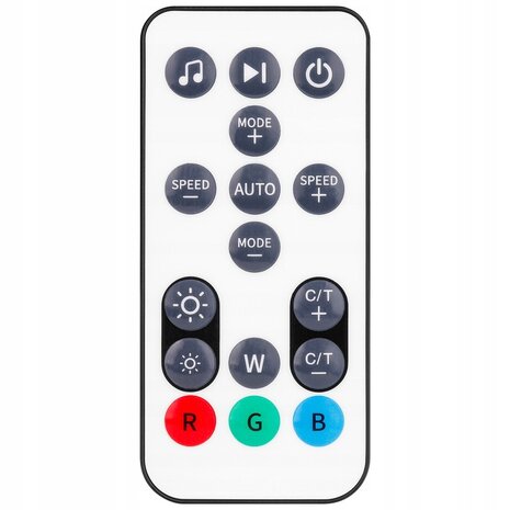 LED-vloerlamp - hoekmodel - APP - 140 CM - RGB CCT + afstandsbediening - Zwart