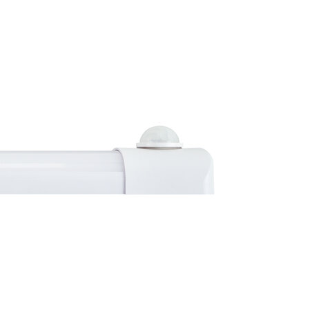 EMIL - LED Batten - LED Balk - Plafondlamp - PIR SENSOR - 24W - 3230LUMEN -  IP20 - Daglicht Wit 4000K - Kunststof - 90cm