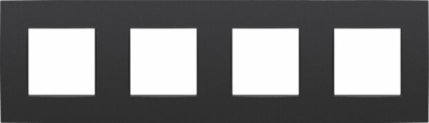 Niko Afdekraam Schakelmateriaal - 130-76400 - zwart