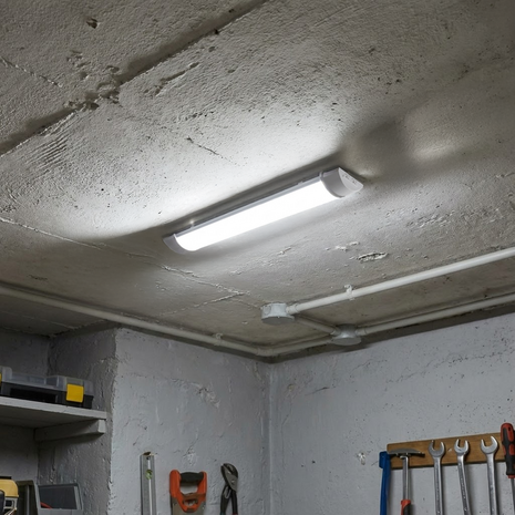 LOTOS Plafondlamp - LED Batten - LED Armatuur - Aanpasbare kleur CCT - Aanpasbare watt 10/15/20w -1210 / 1640 / 1970 Lumen - Wit - 600mm