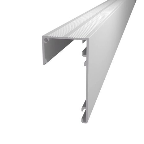 2m Aluminium LED profile DECO LINE tussen muur of tussen kordijn - wit