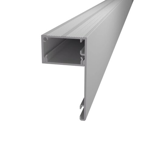 2m Aluminium LED profile DECO LINE tussen muur of tussen Gordijn - wit