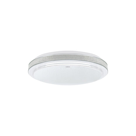 AGATA - LED Plafondlamp - 12W - 1450Lumen - Aanpasbare Kleur CCT - 3000k 4000k 6500k - Opbouw - Rond - Wit - 260 mm