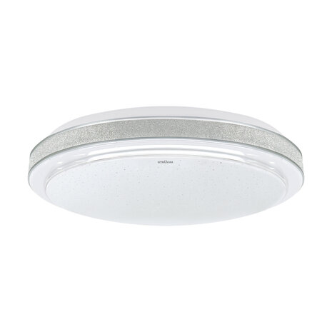 AGATA - LED Plafondlamp - 24W - 2900Lumen - Aanpasbare Kleur CCT - 3000k 4000k 6500k - Opbouw - Rond - Wit - 380 mm