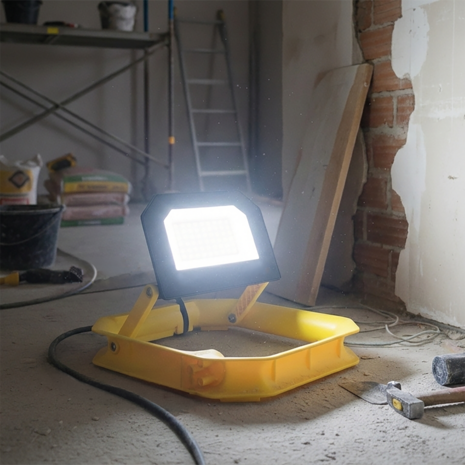 ASLAN - Led werklamp / Bouwlamp - 30w - 3290Lumen - 5000K Daglichtwit - Kantelbaar