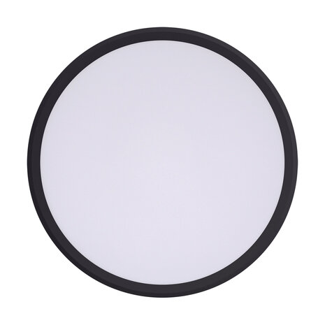 AMADEUS LED C - Plafondlamp - Keuken/Woonkamer/Slaapkamer - Aanpasbare kleur CCT - Warm Wit / Daglicht / Koud wit - 24w -3240Lumen - Zwart - 300mm