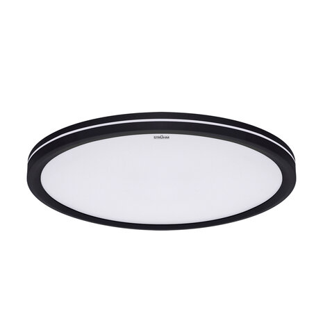 AMADEUS LED C - Plafondlamp - Keuken/Woonkamer/Slaapkamer - Aanpasbare kleur CCT - Warm Wit / Daglicht / Koud wit - 24w -3240Lumen - Zwart - 300mm